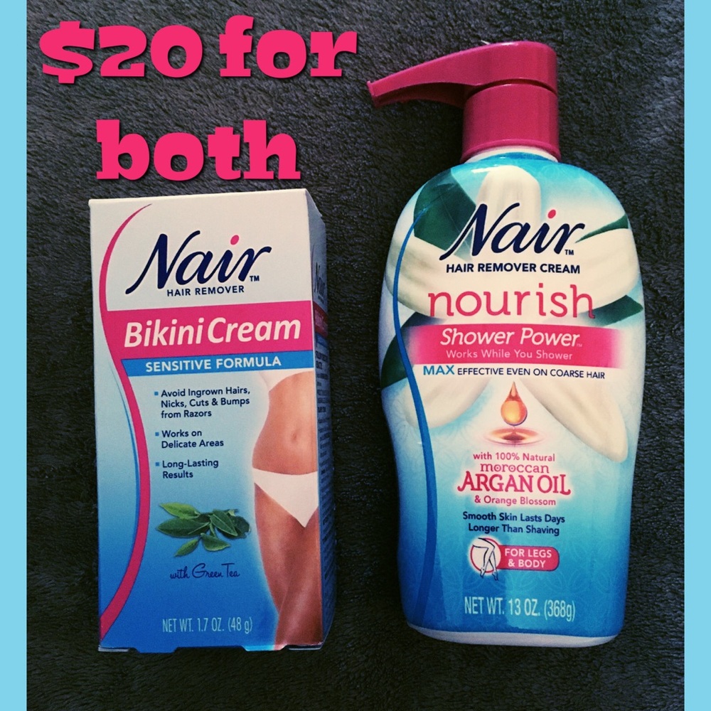 Naire bikini cream and shower power